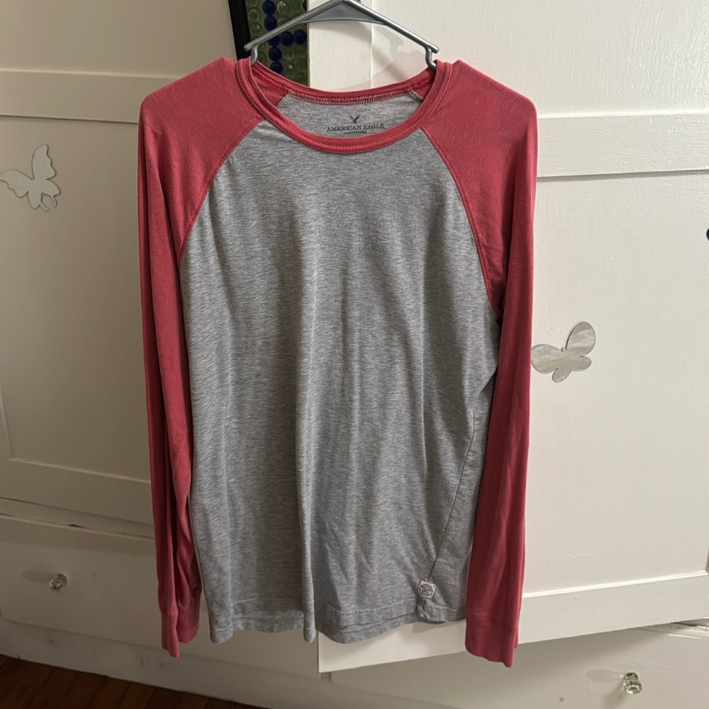 AE Two-Tone Long Sleeve Tee